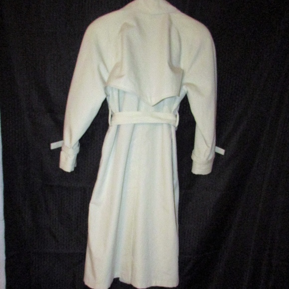 Double Breasted, Trench Coat Petite Sz 4 - Picture 8 of 8
